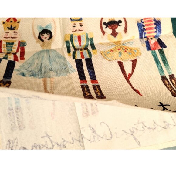 Christmas Table Runner Nutcracker Decor Long Holiday Xmas Decorative Cloth 120" - Picture 15 of 16